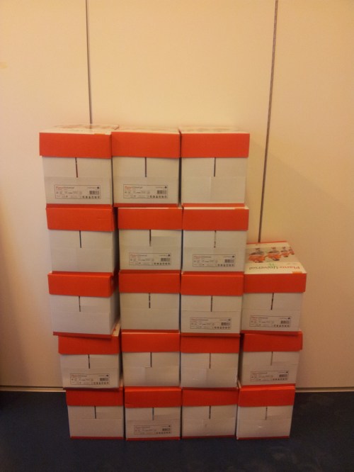335 books from Jørgen Goul Andersen to Slavoj Žižek ready to go.